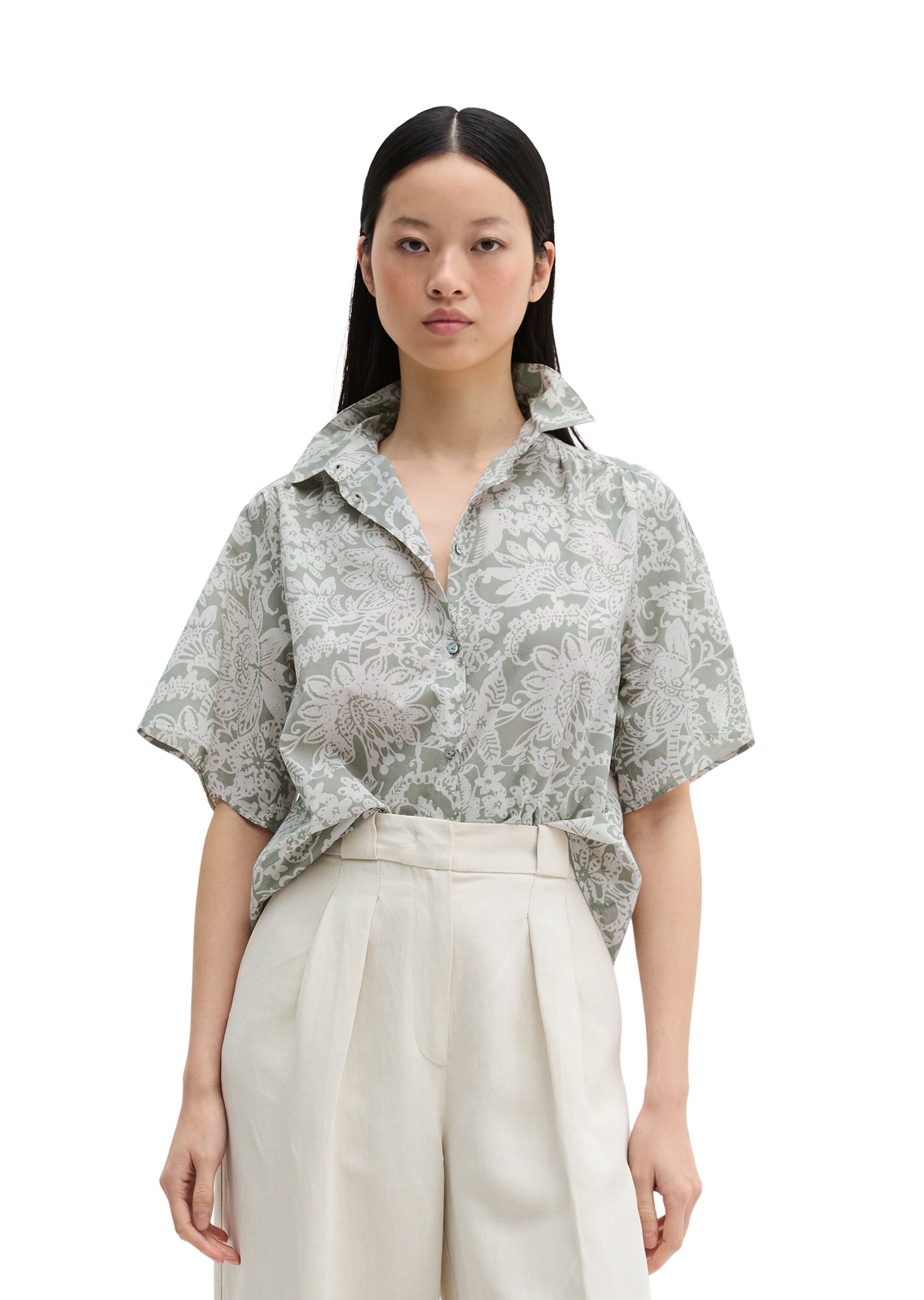 Marc O'Polo Blouse in Green: front