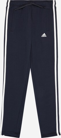 ADIDAS SPORTSWEAR Обычный Спортивные штаны 'Essentials 3-Stripes' в Черный: спереди
