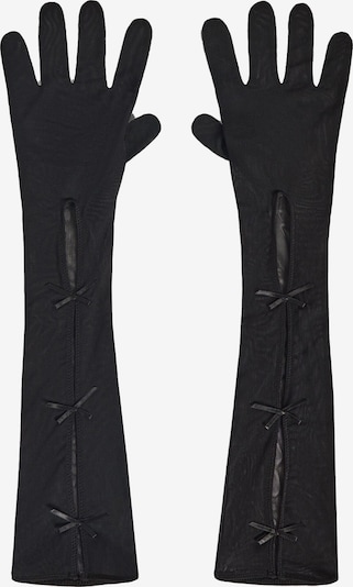 Bershka Vingerhandschoenen in de kleur Zwart, Productweergave