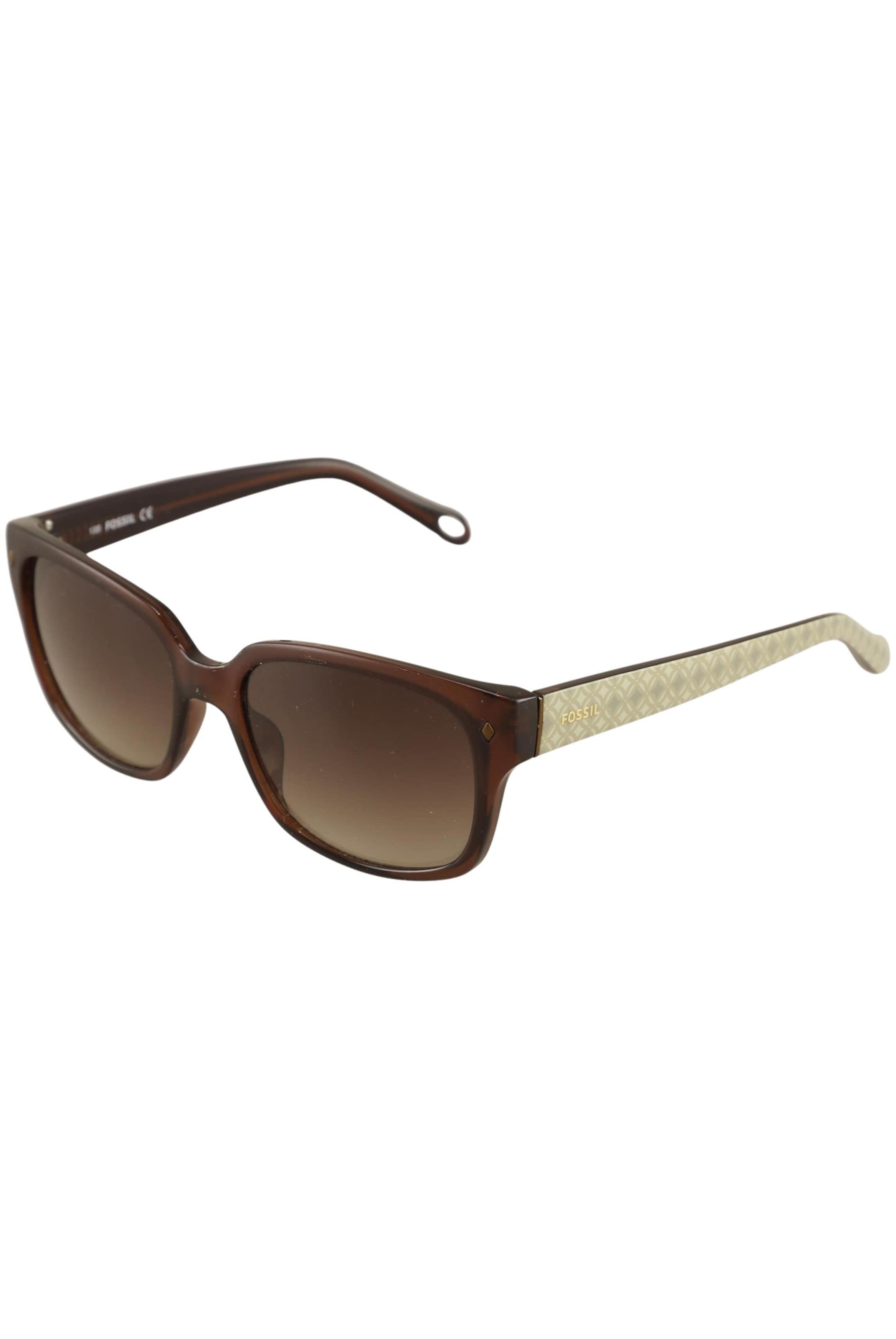 FOSSIL Sonnenbrille One Size in Braun: Vorderseite