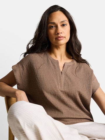 TOM TAILOR Shirt in Bruin