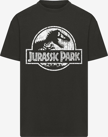 juoda Merchcode Marškinėliai 'Jurassic Park Distressed': priekis