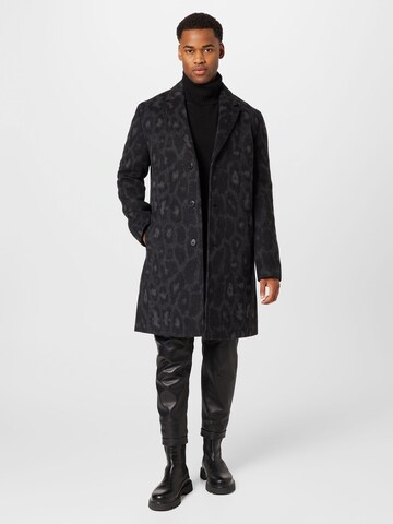 HUGO Between-Seasons Coat 'Malte' in Black