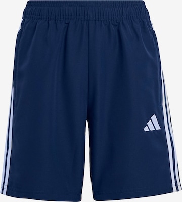 Pantalon de sport 'Tiro 25 Essentials' ADIDAS PERFORMANCE en bleu : devant