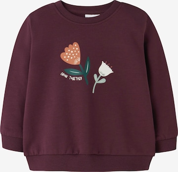 Sweat-shirt 'NBFVRILLIE' NAME IT en violet : devant
