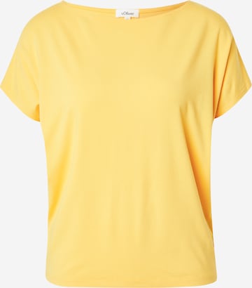 Tricou de la s.Oliver pe galben: față