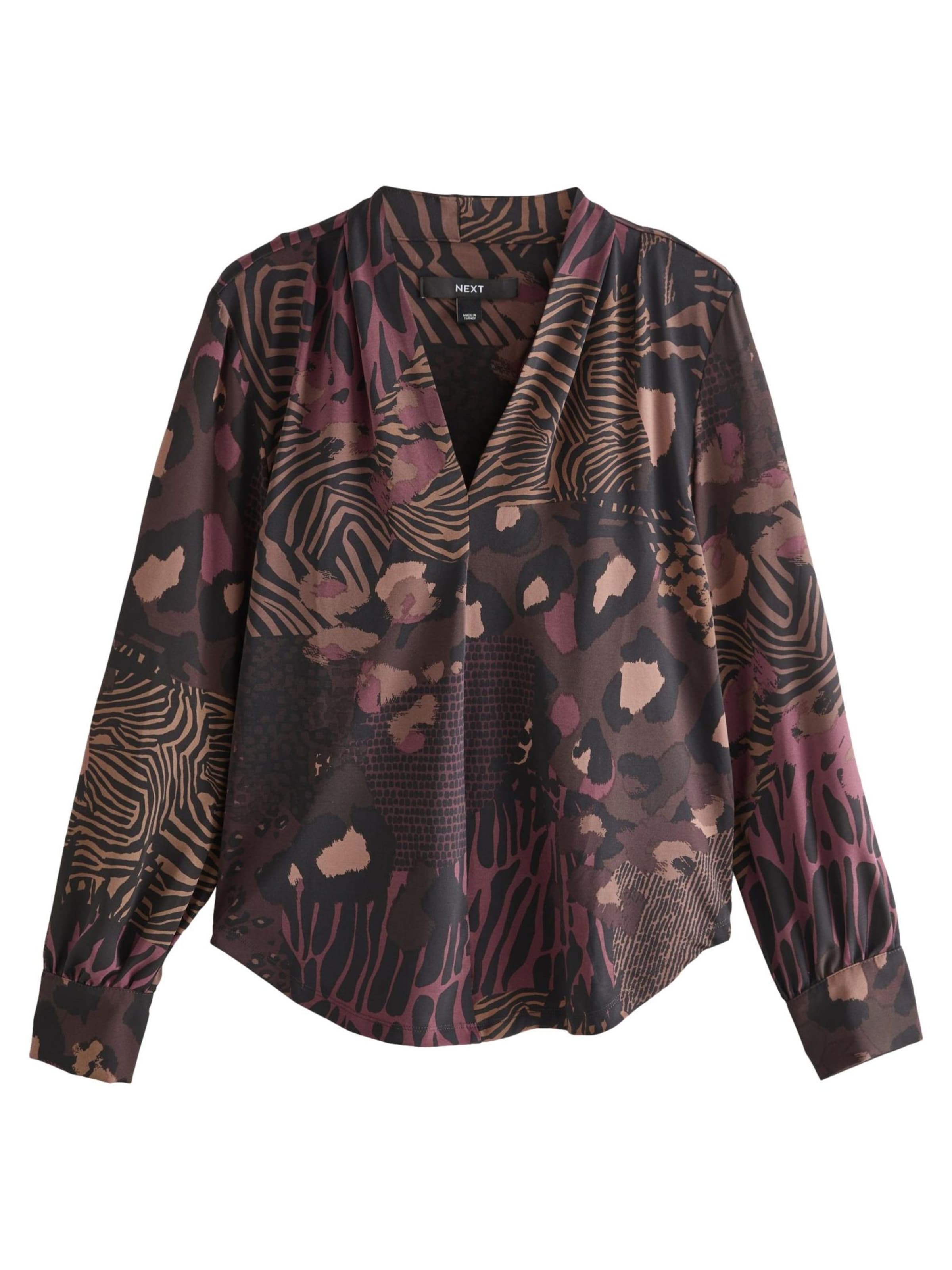 Next Blúz - barna: elől