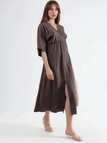 Busem Kleid in Braun