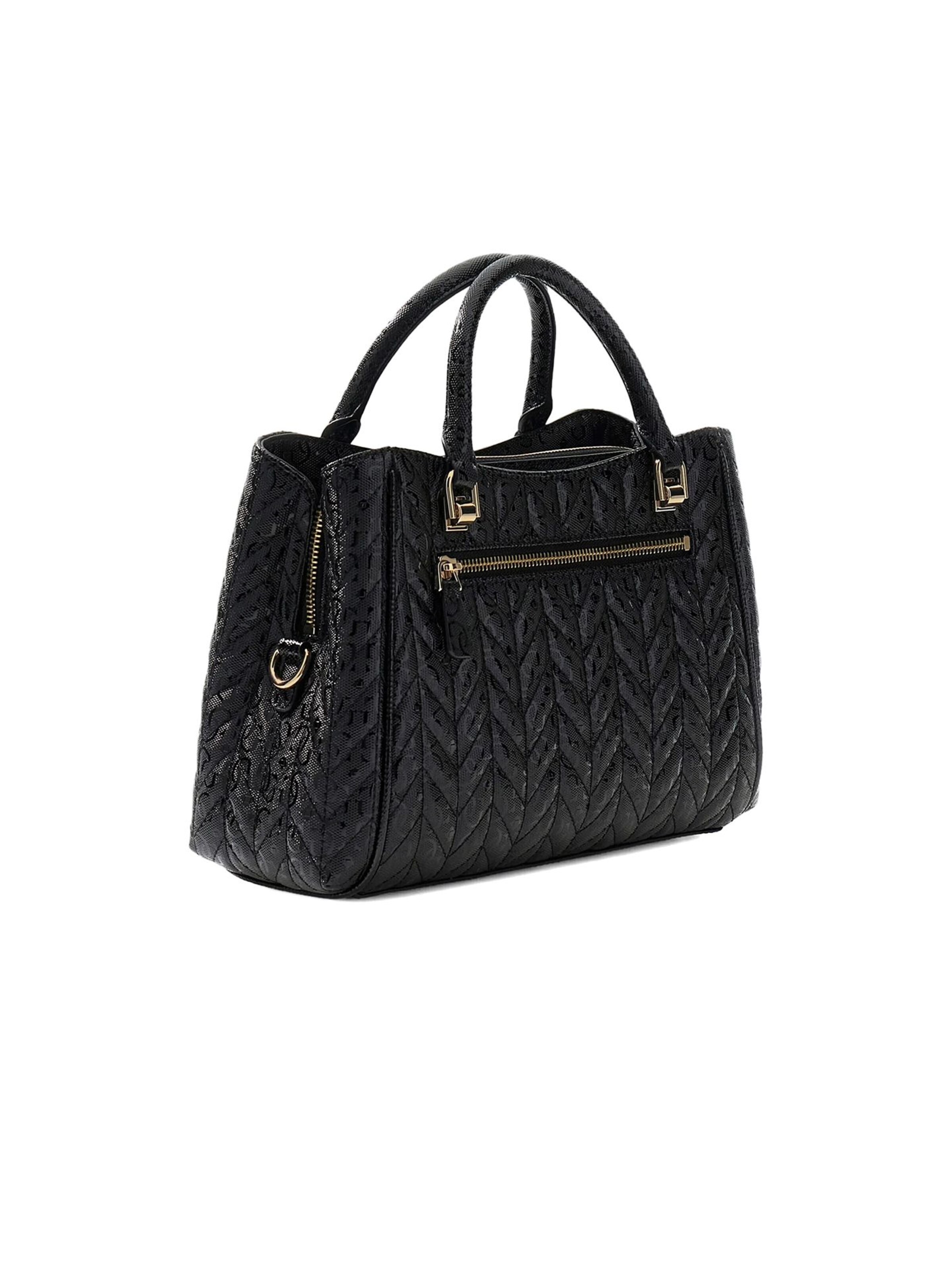 GUESS Handtas 'Stacey Girlfriend' in Zwart