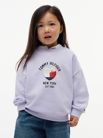 TOMMY HILFIGER - Sweatshirt em roxo: frente