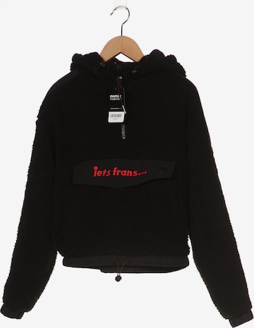Urban Outfitters Sweatshirt & Zip-Up Hoodie in XS in Black: front