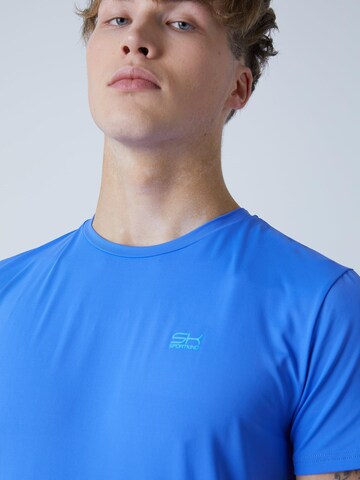 SPORTKIND Performance shirt 'Rundhals' in Blue