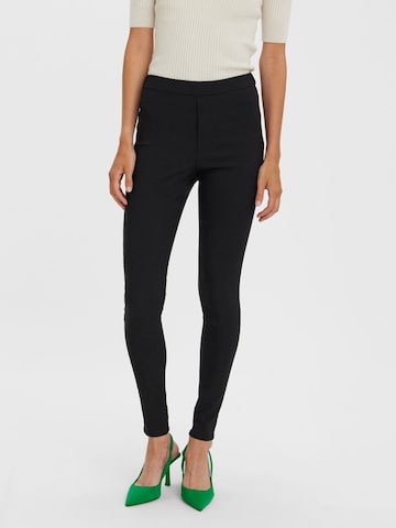 VERO MODA Skinny Leggings in Schwarz: predná strana