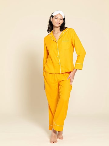 For You Moda Pyjama in Oranje