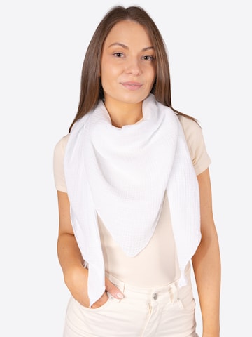 Seasons of April Scarf 'Luisa' in White: front