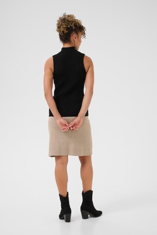 Haut 'Dela' Cream en noir