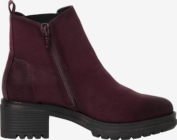 JANA Chelsea Boots in Rot
