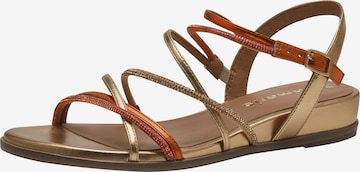 TAMARIS Sandalen met riem in Oranje: voorkant