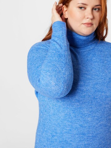 Rochie tricotat 'Juliana' de la PIECES Curve pe albastru