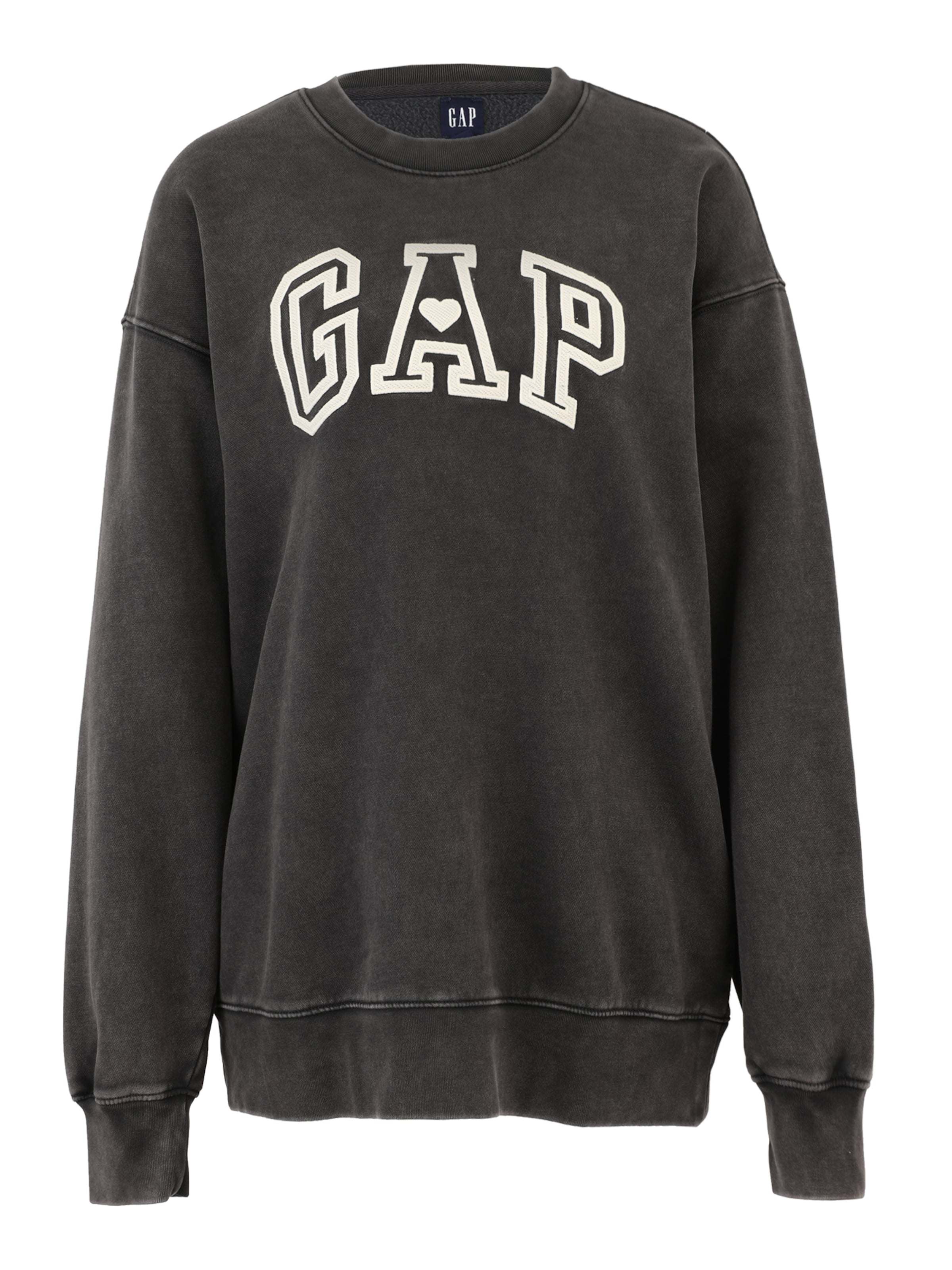 Gap Tall Sweatshirt 'LOVE' in Zwart: voorkant