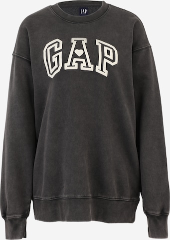 Gap Tall Sweatshirt 'LOVE' in Zwart: voorkant