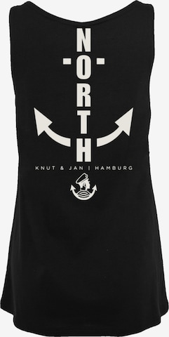 F4NT4STIC Top 'North Anchor Knut & Jan Hamburg' in Black