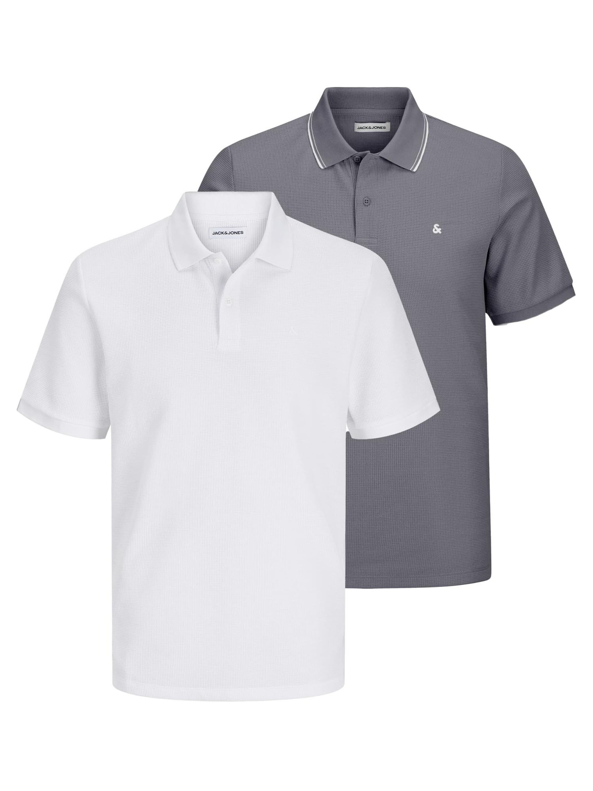 JACK & JONES Shirt 'Austin'‌‌‌‌‌‌‌‌ in Grau: Vorderseite
