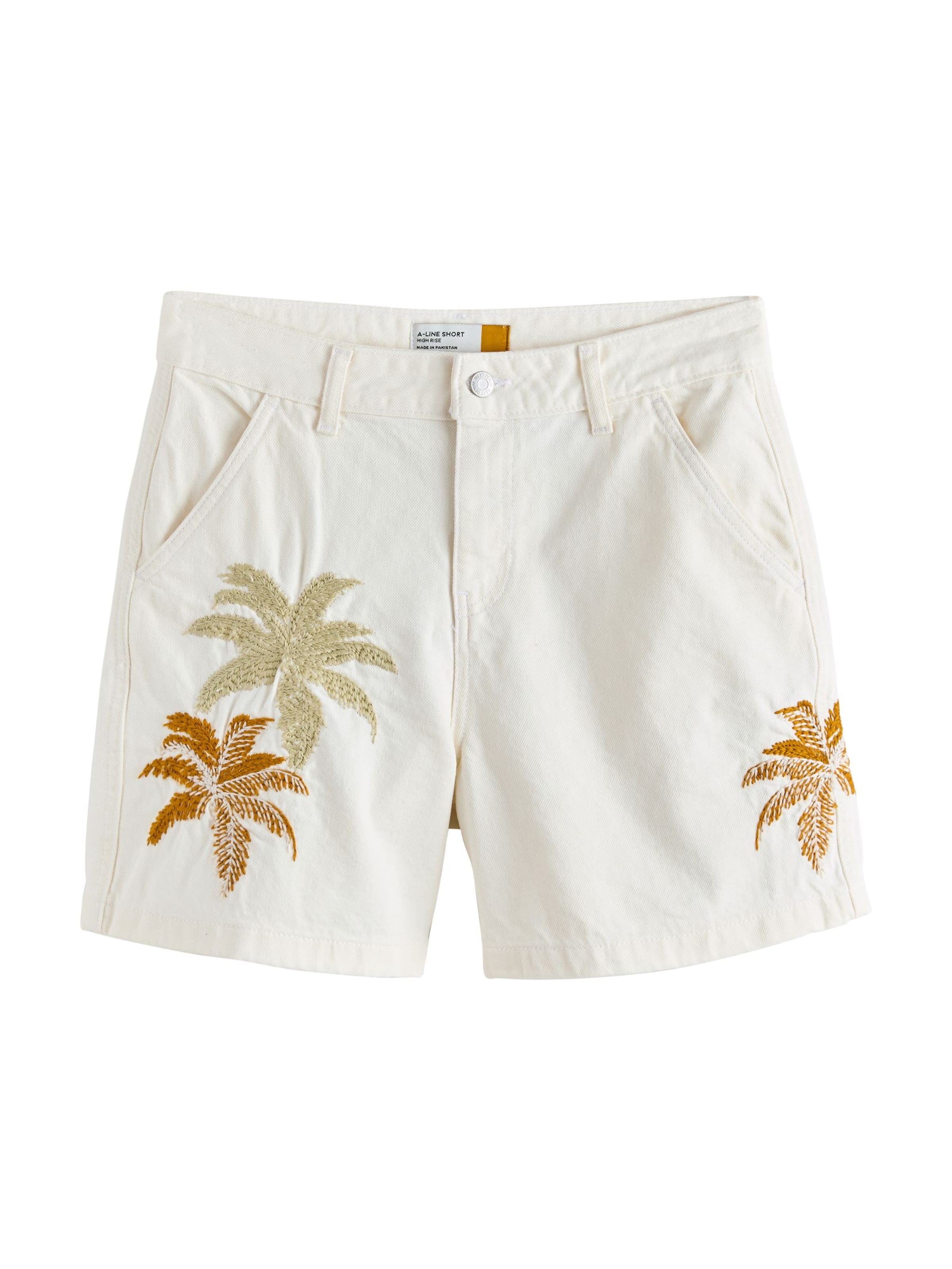 Next Jeans in ecru / cognac / khaki, Produktansicht