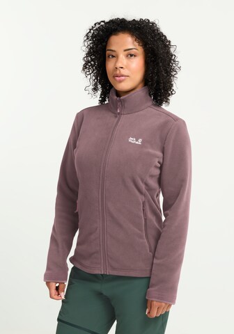 JACK WOLFSKIN Fleecejacke in Lila: Vorderseite