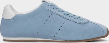 Estro Sneakers hoog '302-24101-4' in Blauw: voorkant