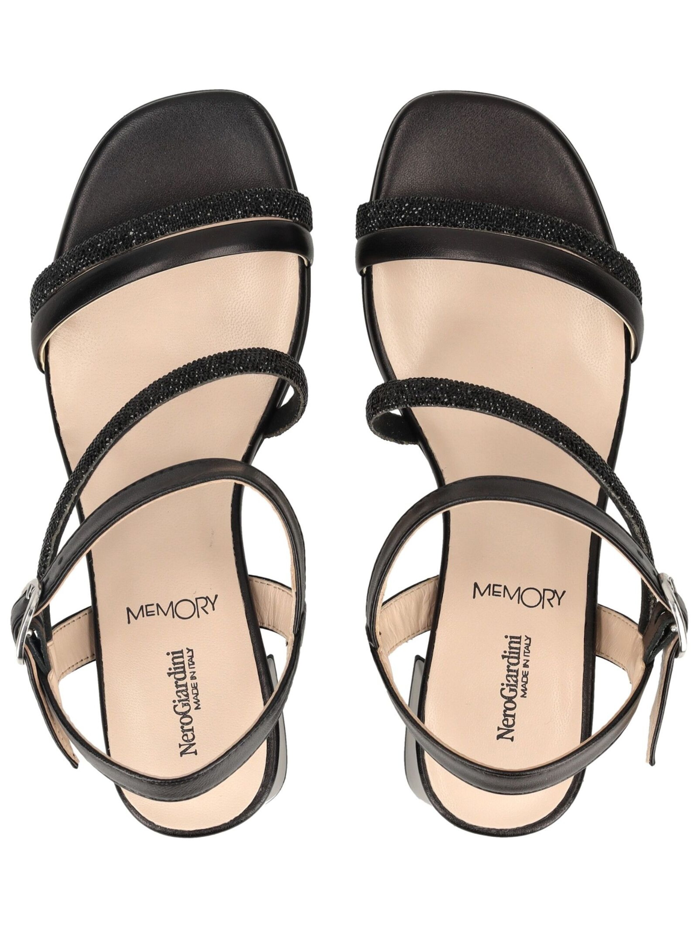 Sandales à lanières Nero Giardini en noir