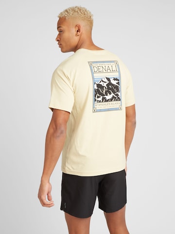 T-Shirt THE NORTH FACE en beige : devant