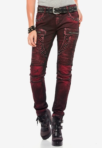 CIPO & BAXX Jeans 'WD388' in Red: front