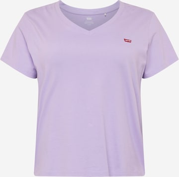 Levi's® Plus Shirt 'Perfect Vneck Tee' in Lila: predná strana