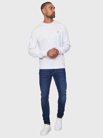 Threadbare Sweatshirt 'Satsuma' in Grau