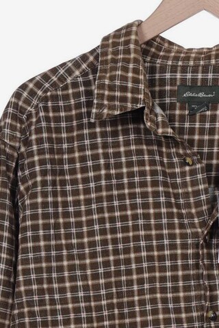 EDDIE BAUER Button Up Shirt in XXL in Brown