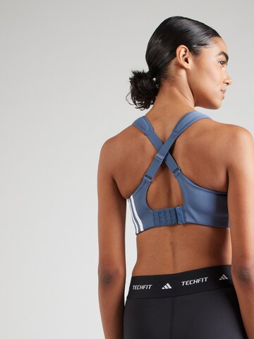 ADIDAS PERFORMANCE Bralette Sports Bra in Blue