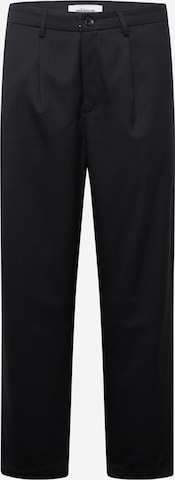 minimum Regular Pleat-Front Pants 'PLEATI' in Blue: front