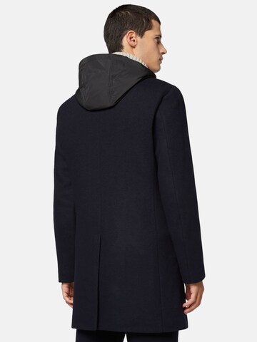 Boggi Milano Between-Seasons Coat in Blue