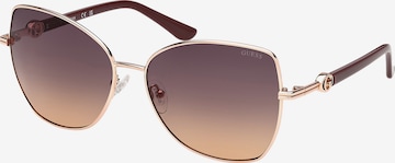 GUESS Sunglasses in Gold: front