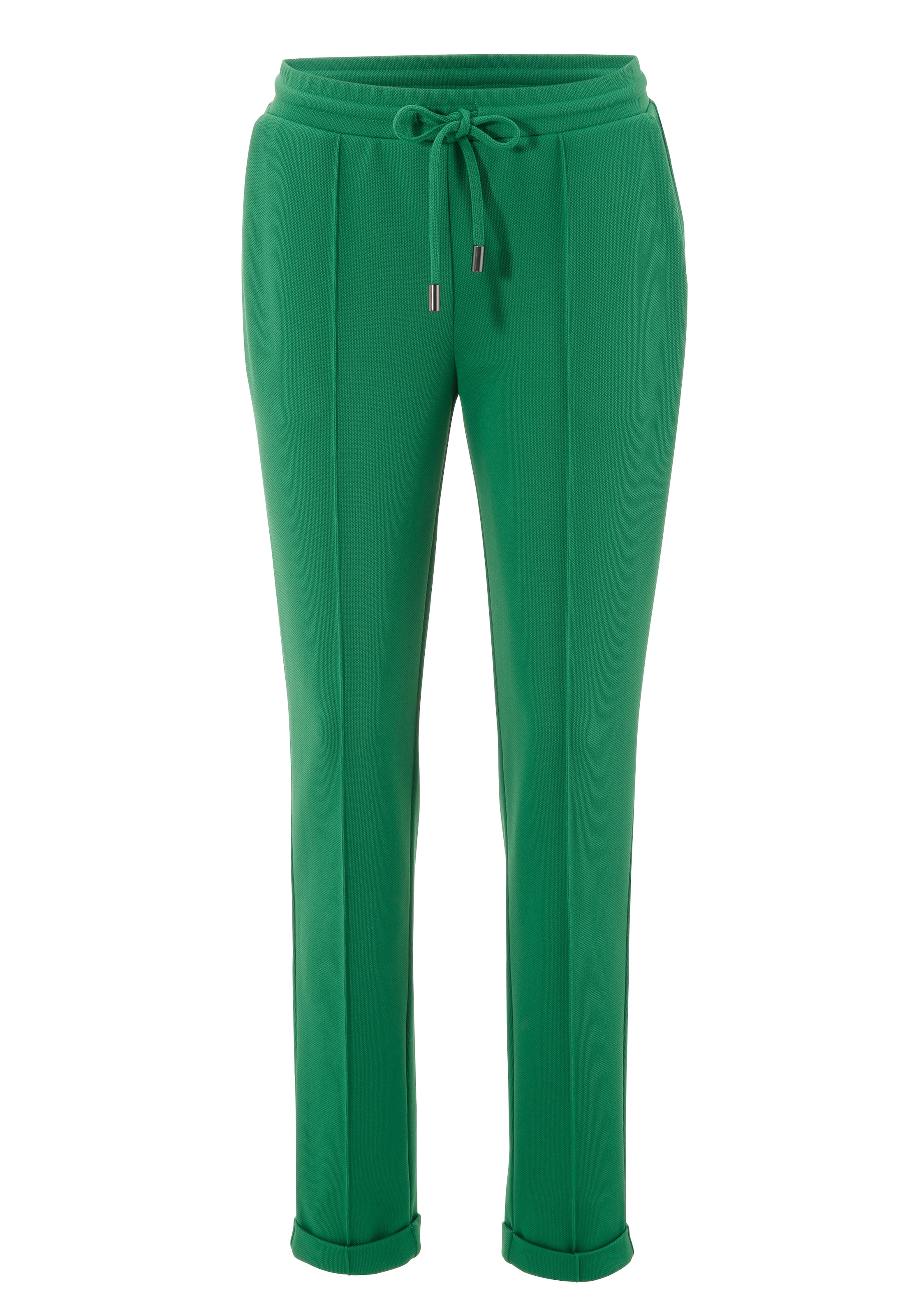 Aniston CASUAL Regular Bügelfaltenhose in Grün: Vorderseite