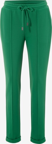 Aniston CASUAL Regular Pleated Pants in Green: front