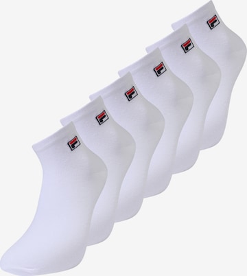 FILA Nogavice | bela barva: sprednja stran