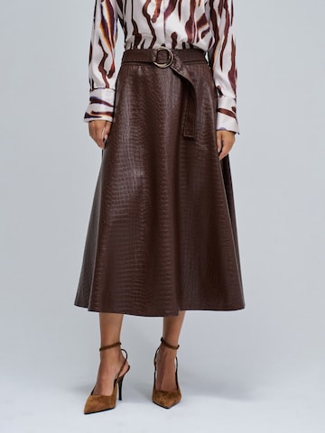 Salsa Jeans Rok in Bruin: voorkant