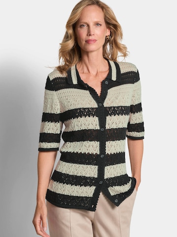 Goldner Gebreid vest in Zwart: voorkant