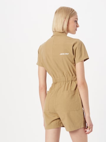 Tuta jumpsuit di Santa Cruz in marrone