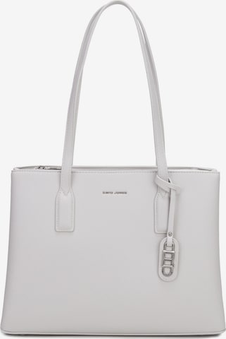 Borsa a spalla 'Borsa a Spalla David Jones Ecopelle Saffiano Doppi Manici' di David Jones in beige: frontale