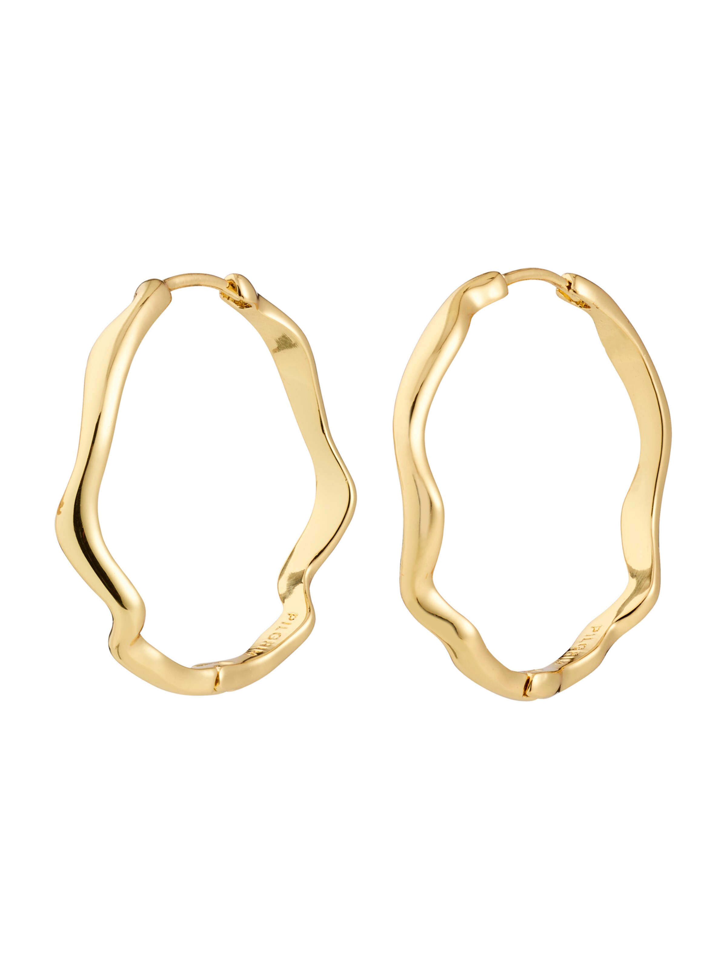 Pilgrim Kõrvarõngas 'Larkin', värv Kuld: eest vaates