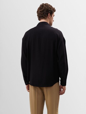 Antioch Comfort fit Button Up Shirt in Black