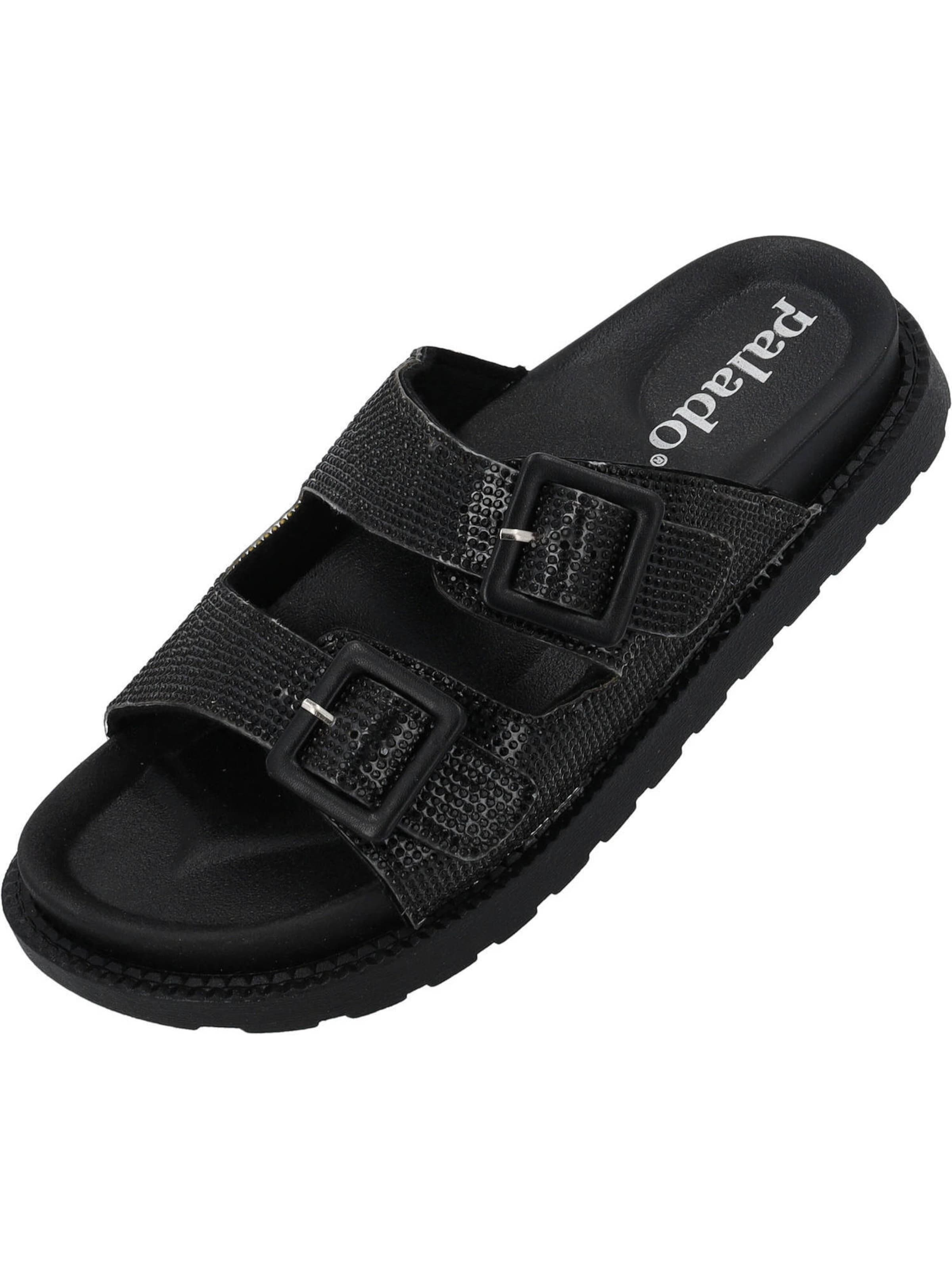 Palado Mule in Black: front